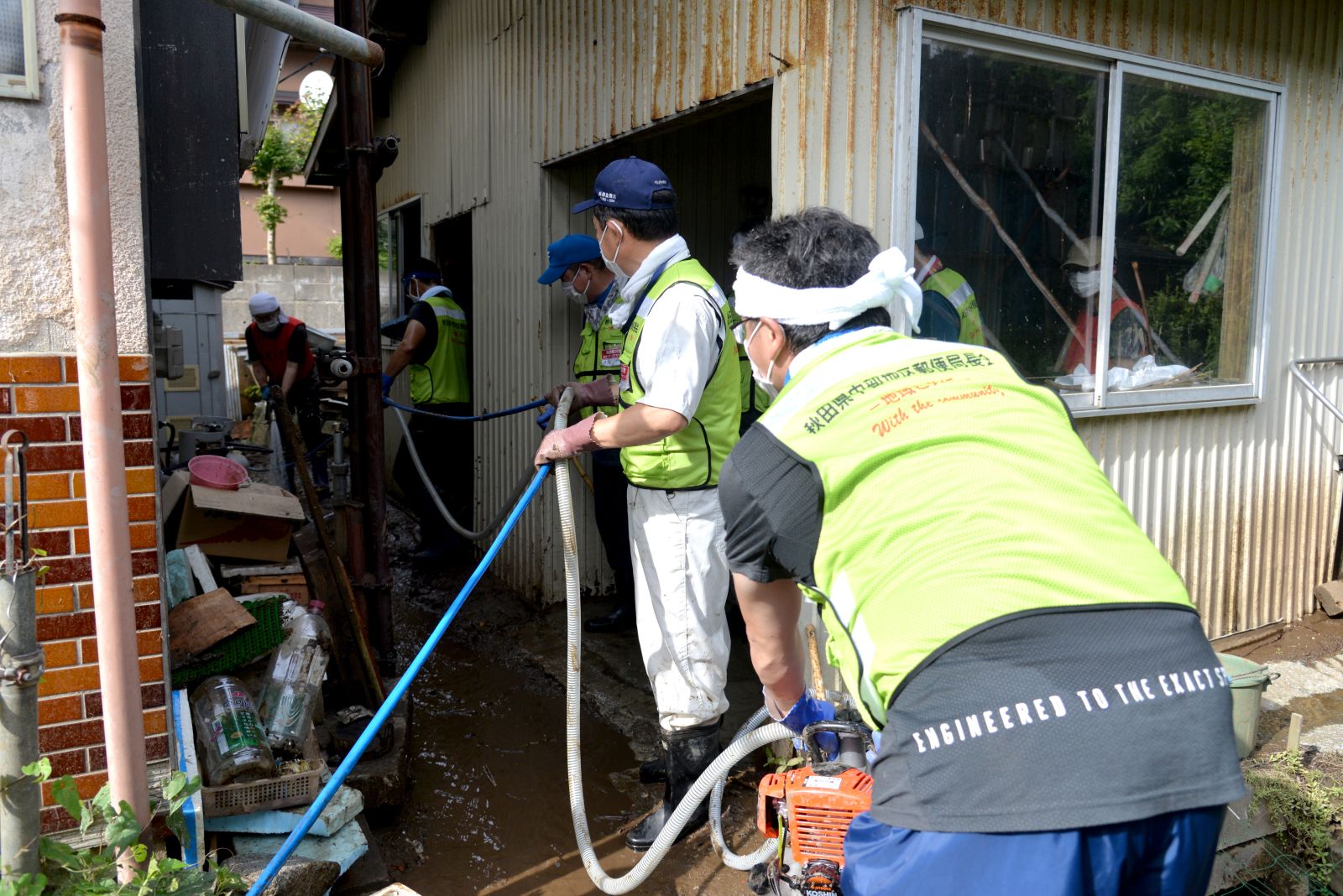 湯ノ又町内でのボランティア活動